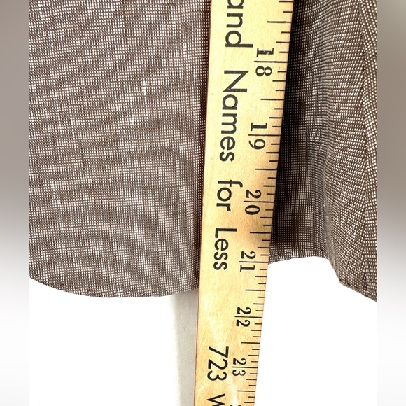 Maxx Studio Petite Women Size 10P Brown Peplum Blazer Jacket NWT MSRP 198 - Picture 6 of 8